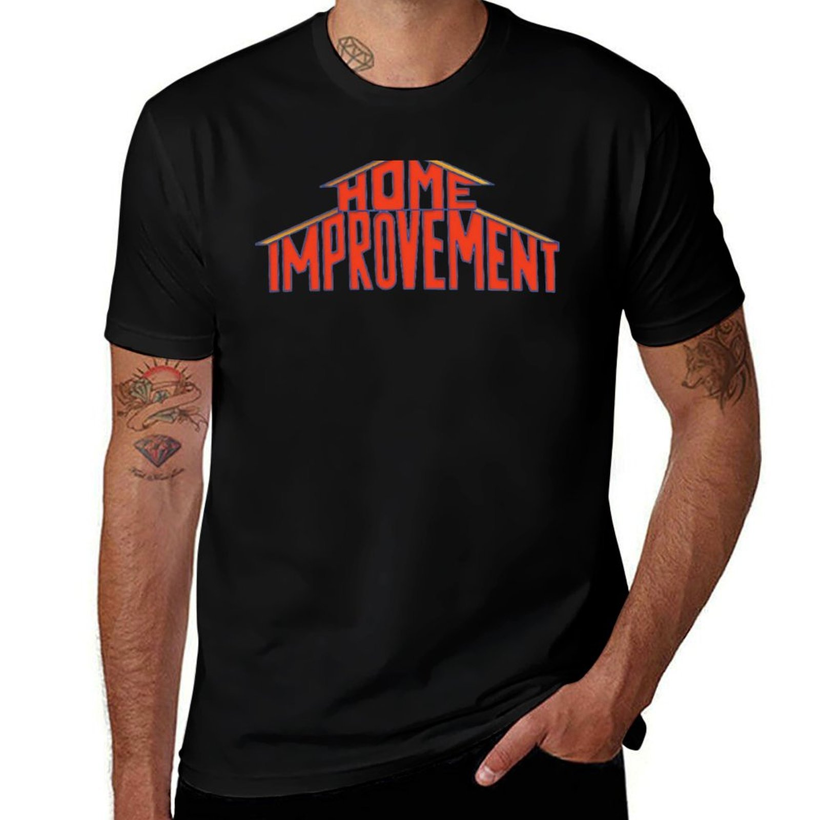 Home Improvement Logo - ホーム インプローブメント ロゴ 90s Tシャツ サマー