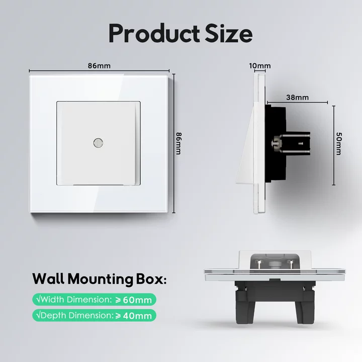 Bseed E Seires 壁配線口装飾カバー コンセント - Home Improvement Warehouse のレビューと価格