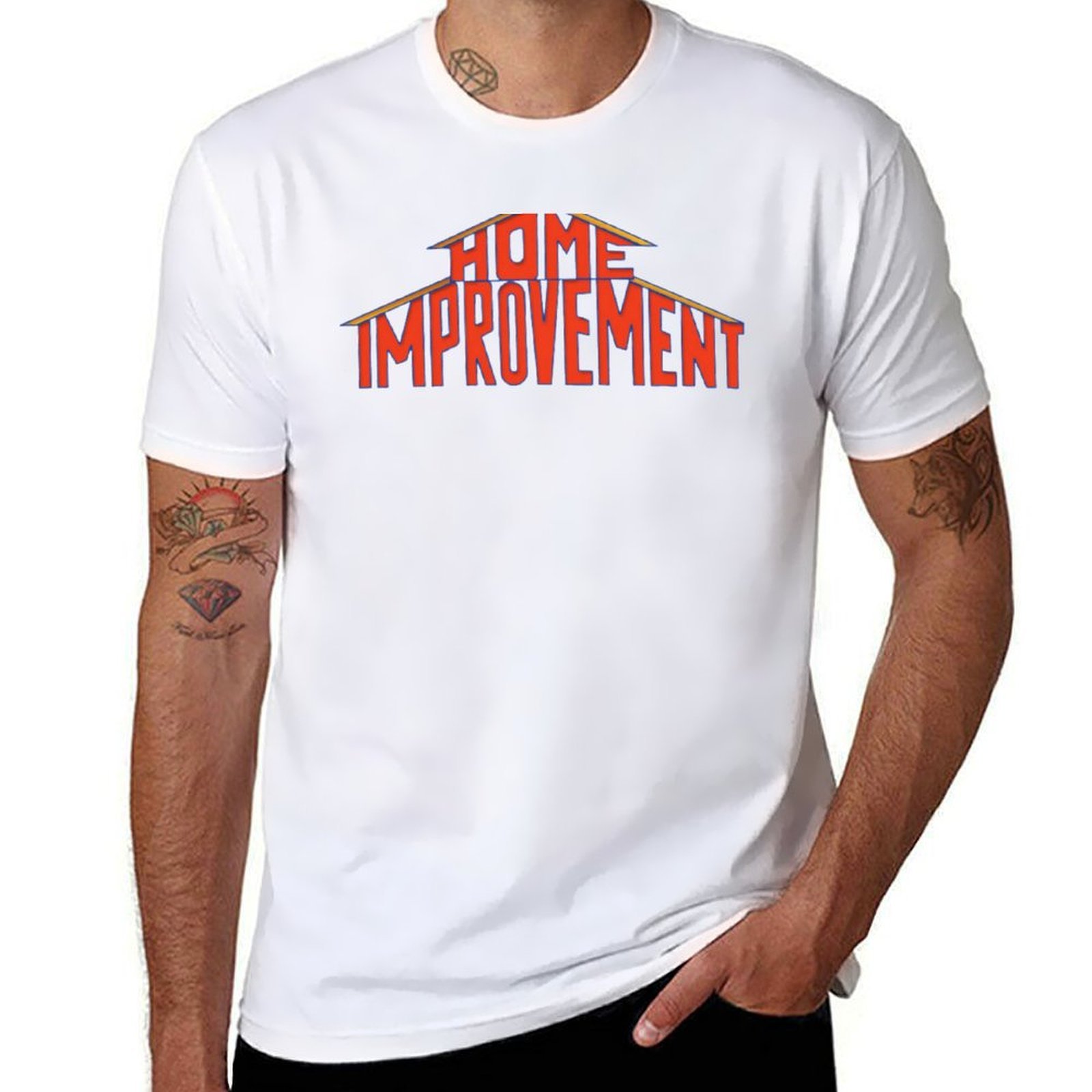 ホームセンターロゴ 90 年代 Tシャツ tシャツマンデザイ - Home Improvement Logo のレビューと価格