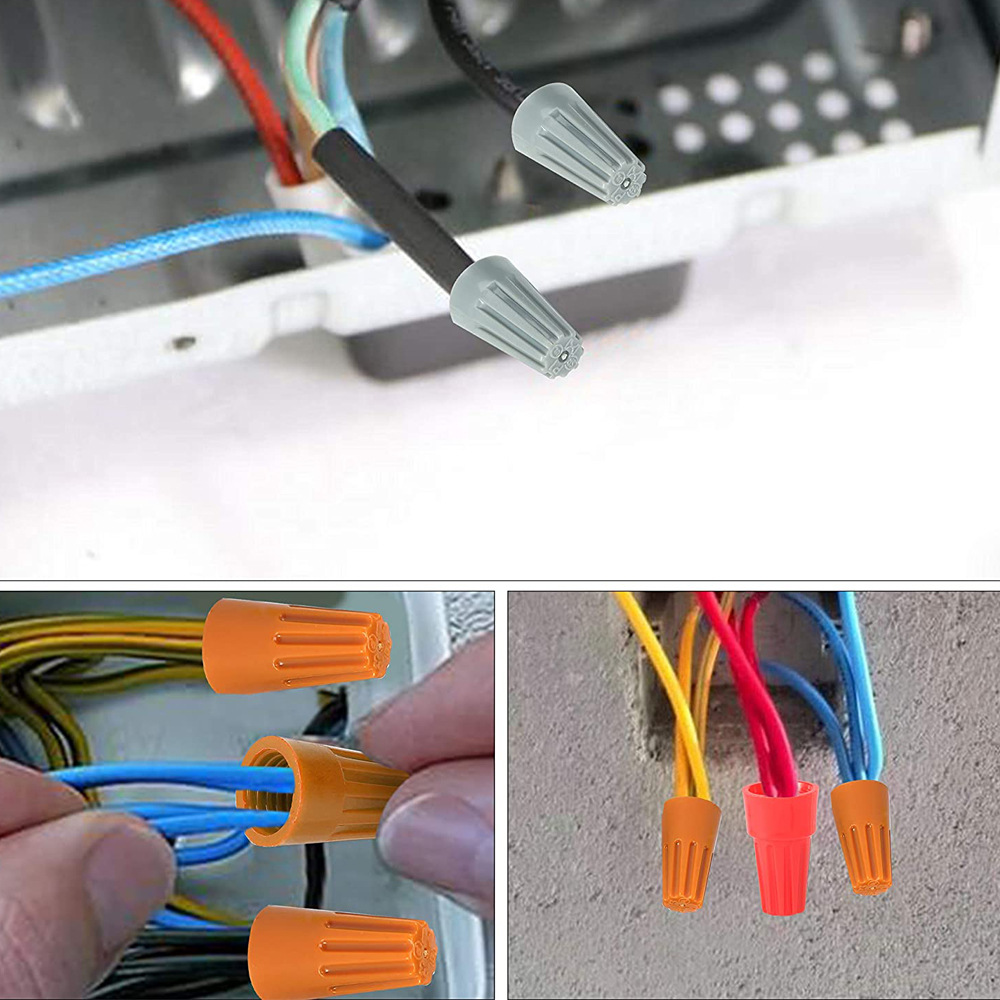 40/220個入り箱入りクイックコネクタキット、スクリューキ - Wire Connector Cap のレビューと価格