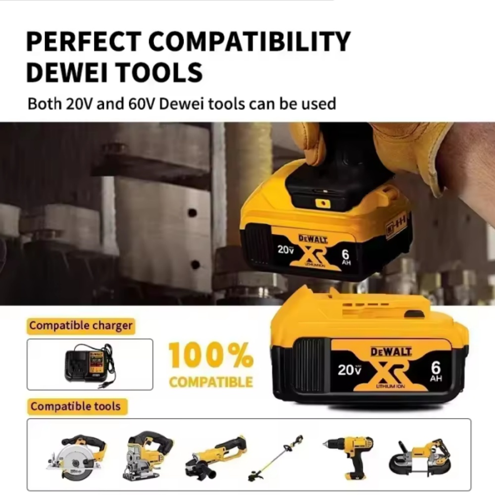 オリジナル DEWALT 18V 20V 6.0AH リチウ - Home Improvement Warehouse のレビューと価格