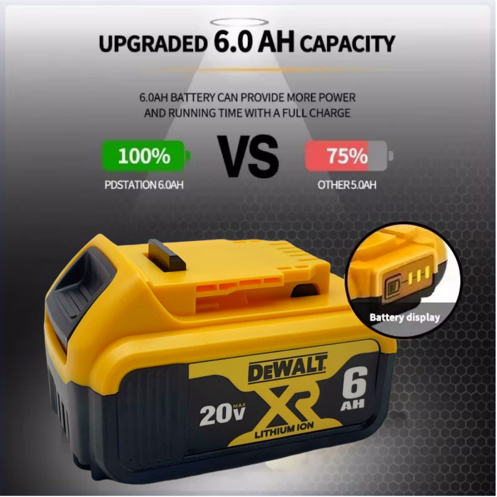 オリジナル DEWALT 18V 20V 6.0AH リチウ - Home Improvement Warehouse のレビューと価格